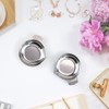 DOERDO 2Pcs Stainless Steel Weighing Pan Metal Weighing Dishes Measuring