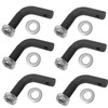 6PCS Tree Kicker Mounting Hardware L Bolts for RZR XP1000