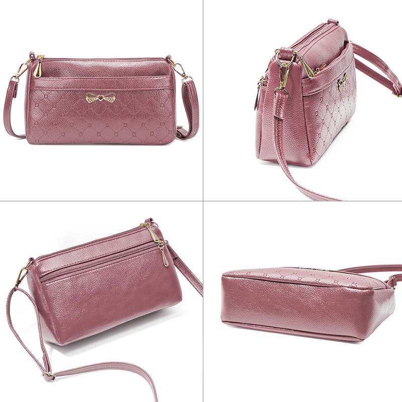LassZone Small Crossbody Handbags for Women Soft Leather Crossbody Purse
