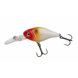 Berkley Pulse Fry Deep Crankbait Fishing Lure, High-Castability Hard Bait, Sinking Minnow for Perch, Trout, Chub, Asp, Long-Range Casting, Deep-Diving Crankbait, 3.8cm, Perch