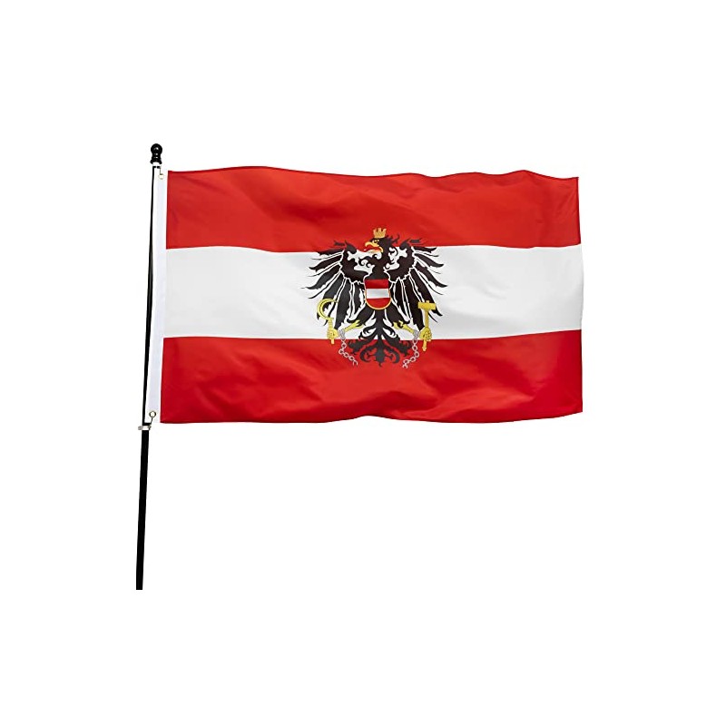 DANF Austria Flag 3x5 Foot Austrian National Banner