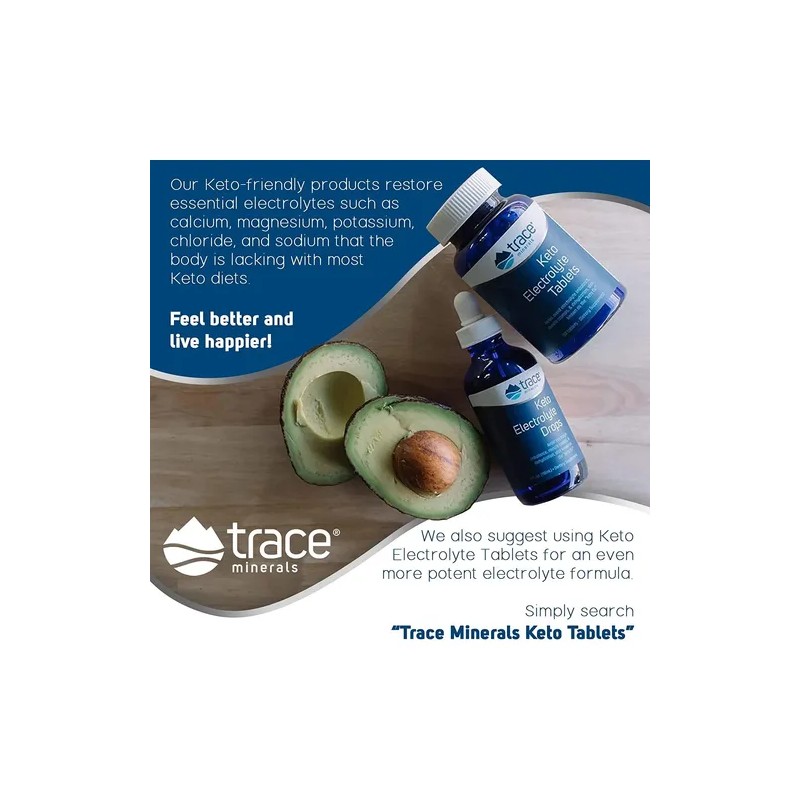 Trace Minerals - Gotas De Electrolitos Keto Keto Friendly