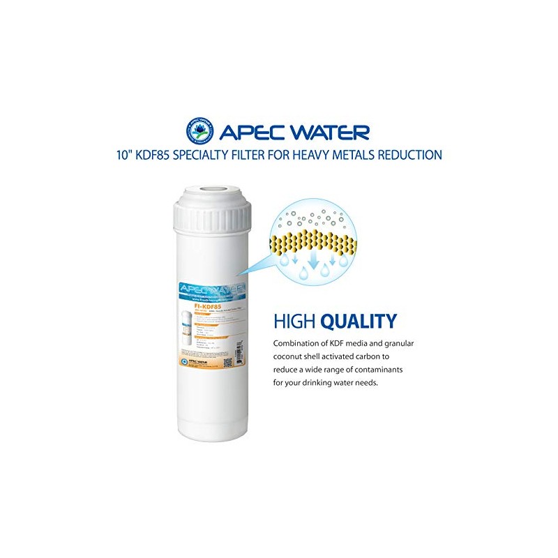 APEC Water Systems FI-KDF85 Iron and Hydrogen Sulfide Reduction Specialty