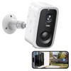 Wireless Solar Security Camera, Waterproof, 4MP Solar Powered, AI Motion