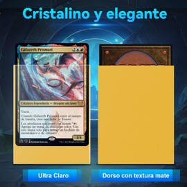 400PCS Fundas para Tarjetas, Fundas para Cartas, Card Sleeves de Ajuste Perfecto, Barajado Perfecto, para Tarjetas de TCG, Béisbol, Fútbol, Baloncesto, Yugioh y MTG (Multicolor)