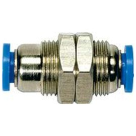 RIEGLER 109809-149.006 Straight Bulkhead Plug Connector Blue Series M14 x 1.0 Screw Diameter 6 Pack of 1