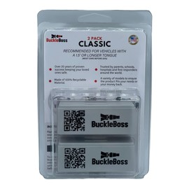 Buckle Boss Original Classic Seat Belt Lock | Original Seat Belt Guard Made with Strong ABS | for Special Needs Passengers | Easy Installation | Preventing Passengers from Unbuckling Their Seat Belts