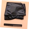 Beavorty 2pcs Hairdressing Shawl and Plastic Comb Set Dyeing Cape