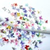 30 Pcs Mini Resin Butterflies Small Butterfly Nail Charms Colorful