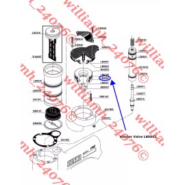 After Market for Senco Senco Stapler PW PW-2 Washer Firing Valve Seal LB5002
