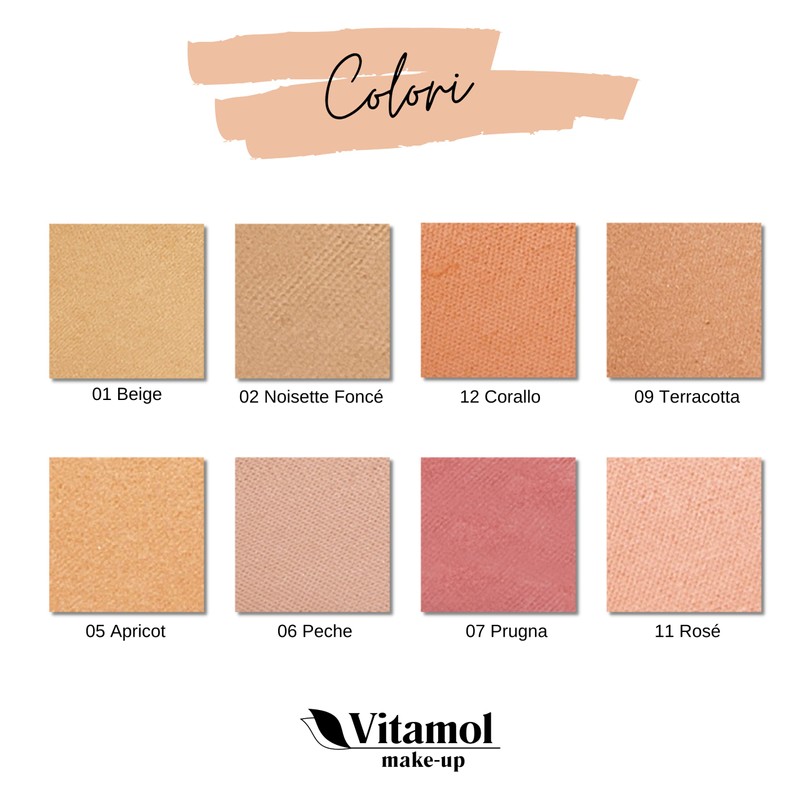 Fard Blush Vitamol Face Make-Up Lasting Makeup and Eyeshadow 4