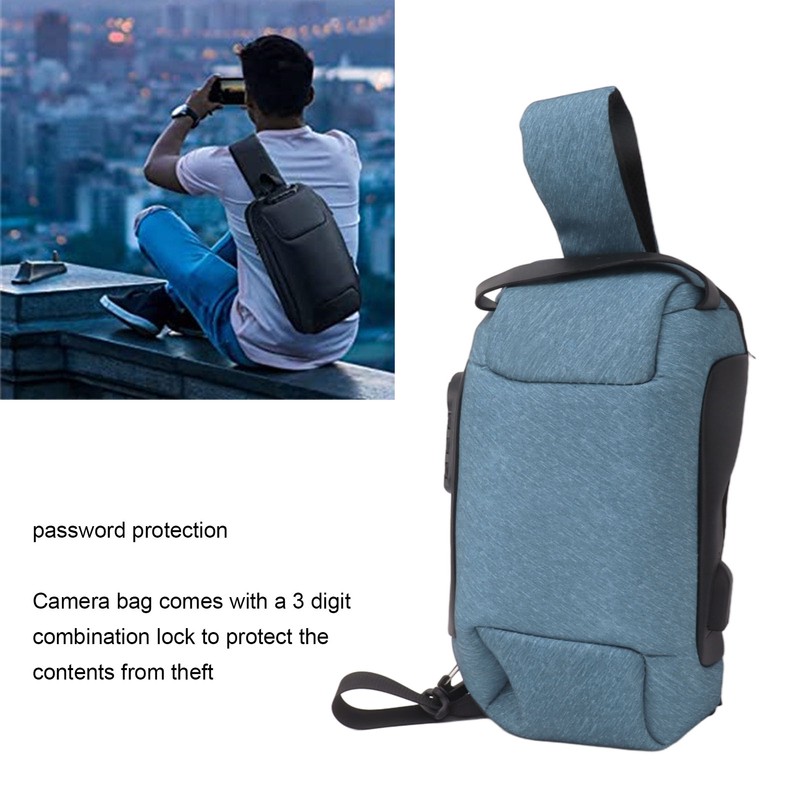 Camera Bag High Density Canvas Waterproof Large Capacity Widened Shoulder