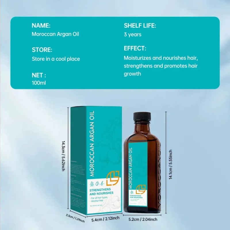 Nuevo Modelo De Aceite De Argán Marroquí De 100 Ml