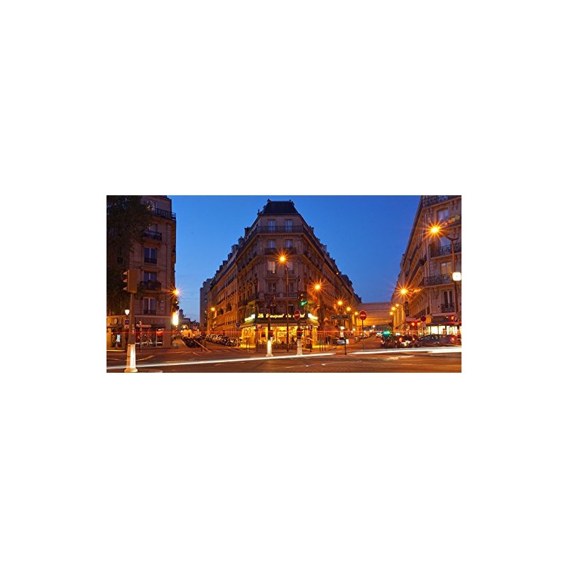 Paris Corner Canvas Art (12x14)