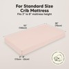 2-Pack Bamboo Viscose Crib Sheets for Boys, Girls - Fitted