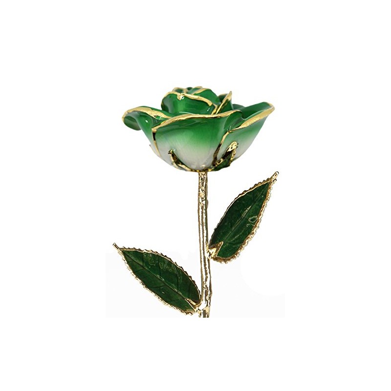 24k Gold Rose - Real Rose Dipped in Gold (2-Tone