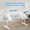 HETTHI Laptop Bed Tray Table, Adjustable Sturdy Laptop Stand for