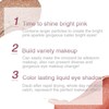 Long-Lasting Waterproof Metallic Liquid Glitter Eyeshadow - Highly Pigmented Matte