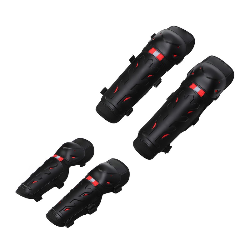 4PCS Knee Pads Elbow Pads Night Luminous Knee Protective Gear