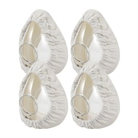 Mask Liners, 4 Pack Soft Cushion Mask Cover Compatible with F20 & F10, Most Full Face Masks Reusable Cushion Covers, Reduces Noisy Air Leaks & Provides Comfort (White)