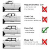 STARTSHIP Side Window Visors Wind Vent Deflector for 2000-2004 Dodge