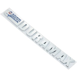 2X Allison Efi Live Duramax Emblems 3D Badge Nameplate Replacement for Duramax (Blue Chrome)