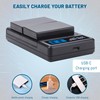 2-Pack EN-EL9 EN EL9a Batteries with USB-C Dual Charger Compatible