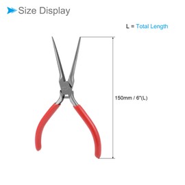CoCud End Cutting Pliers, Overall Length 6 Inch, High Carbon Steel Mini Precision End Nippers Wire Cutter Pliers Nail Puller Tool - (Applications: for Cut Wire Nails Materials)