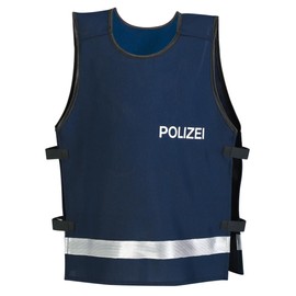 KarnevalsTeufel.de Children's Costume Police Vest Play Vest Police Officer Police Carabinieri Gendarmerie Vest (140)