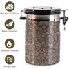 SUEIANNMN1.8L Coffee Canister Airtight, 26oz Coffee Storage Container Stainless Steel