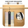 ZEDODIER 2 Pack Tie Hanger with 40 Hooks, Space Saving