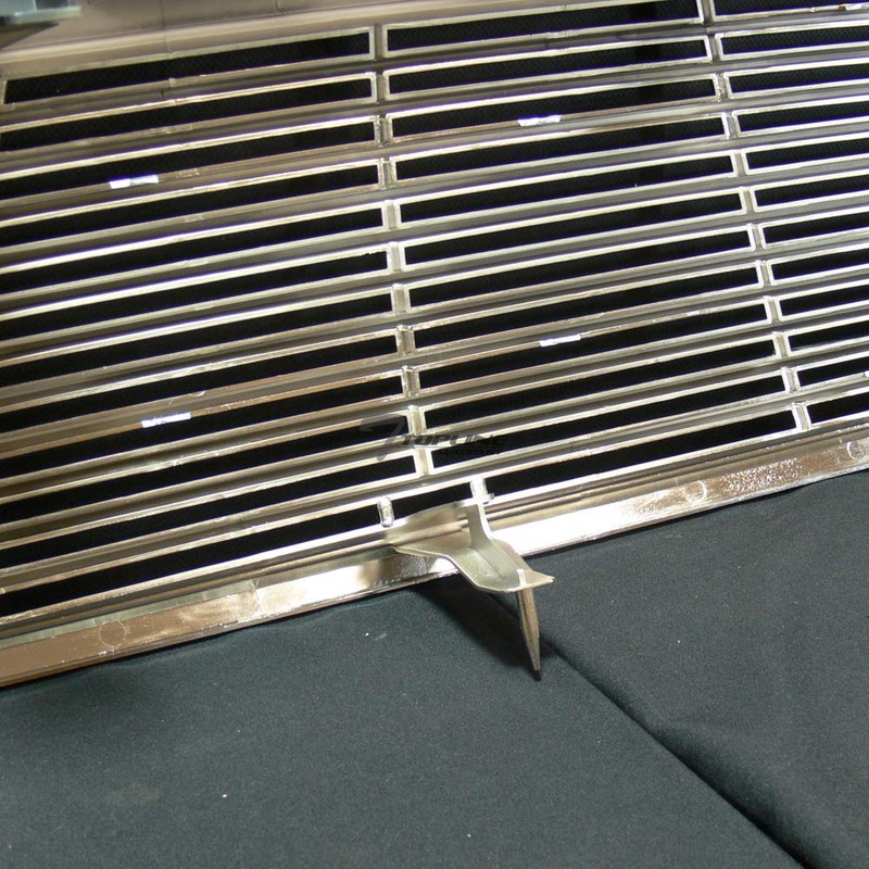 TLAPS 7422454540568 Compatible With 2005-2011 Toyota Tacoma Chrome Horizontal Front