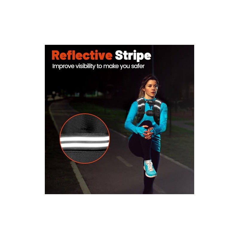 Chaleco con peso, chaleco de peso de 6 libras, 8