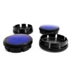 Replacement Alloy Blue Wheel Hubs Center Caps for 18" Alloy