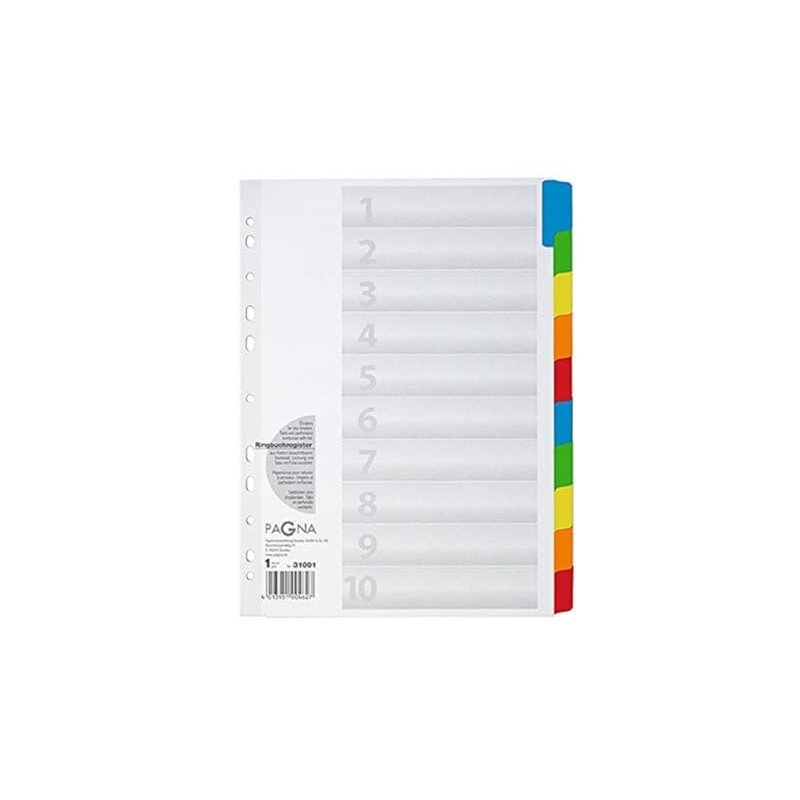 Pagna 31001 08 Register A4 Pack of 10 White