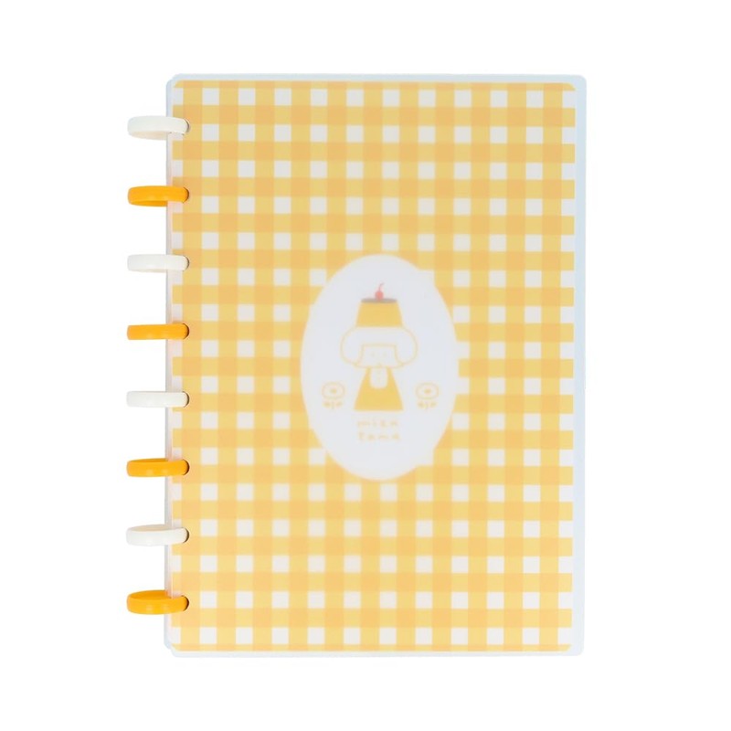 Sunstar Stationery S2642875 Mizutama Notebook, Ring Notebook, A5, Yellow