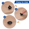 uxcell 300Pcs Screw Hole Plugs, 12mm(1/2") Dia Plastic Round Button