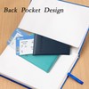 deli A5 Lined Journal Notebook, 160 Pages Hardcover Writing Notebook,