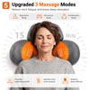 Cordless Heated Neck Massager Pillow, 3-in-1 Rechargeable Neck Stretching Device