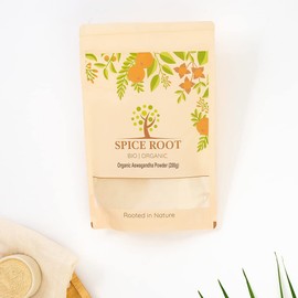 Organic Ashwagandha Powder 200g (Withania somnifera) - Premium Quality, Certified Organic | Adaptogenic Herb | Immune Support | Ayurveda | Stress Relief