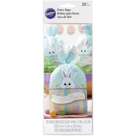 Wilton Easter Bunny Treat Bags, 20-Count