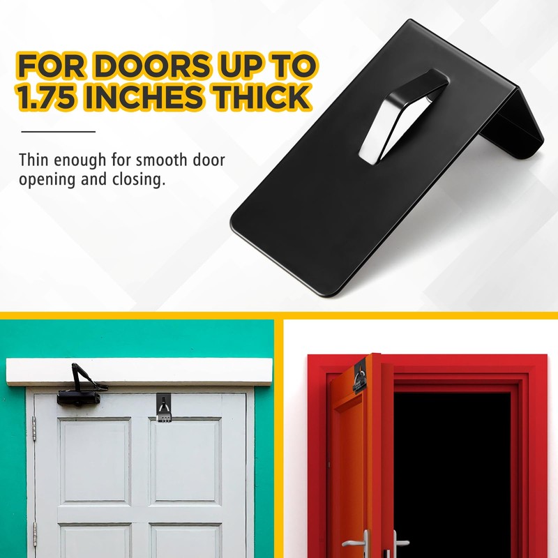 8 Pcs Lockbox Door Mount Bracket Heavy Duty Lockbox Over