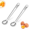 2Pcs Egg Whisk, Stainless Steel Whisk Set, Spring Coil Wire