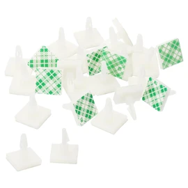 PATIKIL Sticky PCB Spacer, 24 Pcs Adhesive Standoffs 0.25" Supporting Height Adhesive Insulated Standoffs for PCB PC Board Support, White
