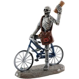 Lemax Spookytown Spooky Town Newspaper Delivery News! #82568