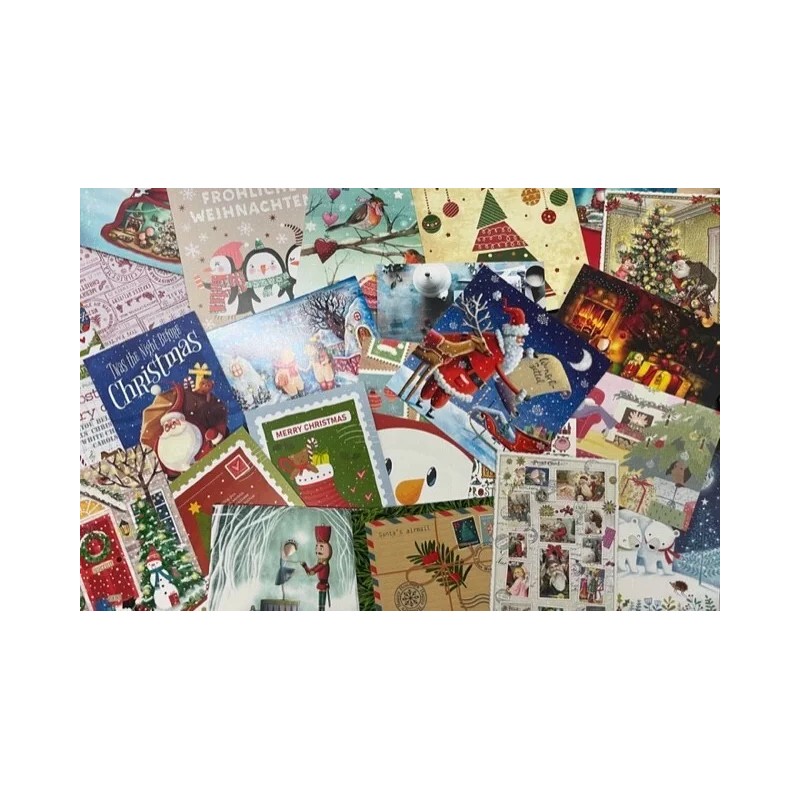 Postcrossing Christmas Surprise 6 Postcards Bundle Great Starter Pack