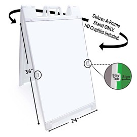 (24" X 36") Deluxe A-Frame Stand ONLY | Signicade | No Graphics Included