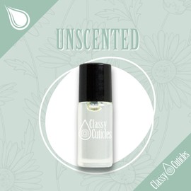 Classy Cuticles | Hand Blended Cuticle Oil | Vegan, Cruelty-Free, & Hydrating | Vitamin E, Jojoba, and Argan Oil | 3 mL Roller Bottle | Unscented | Pack of 3