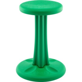 Kore Kids Pre-Teen Wobble Chair - Flexible Seating Stool for Classroom, Home & School, ADD/ADHD - Made in The USA - Age 10-11, Grade 5-6, Green (18.7in)