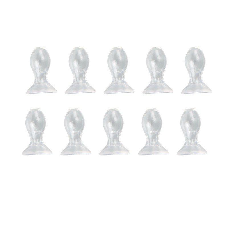 10pcs Hearing Amplifier Dome Silicone Ear Tip Earplug Replacement Accessory
